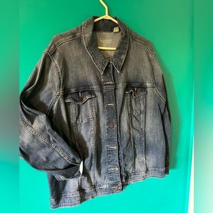 Levi stretch denim jean jacket 3X plus size